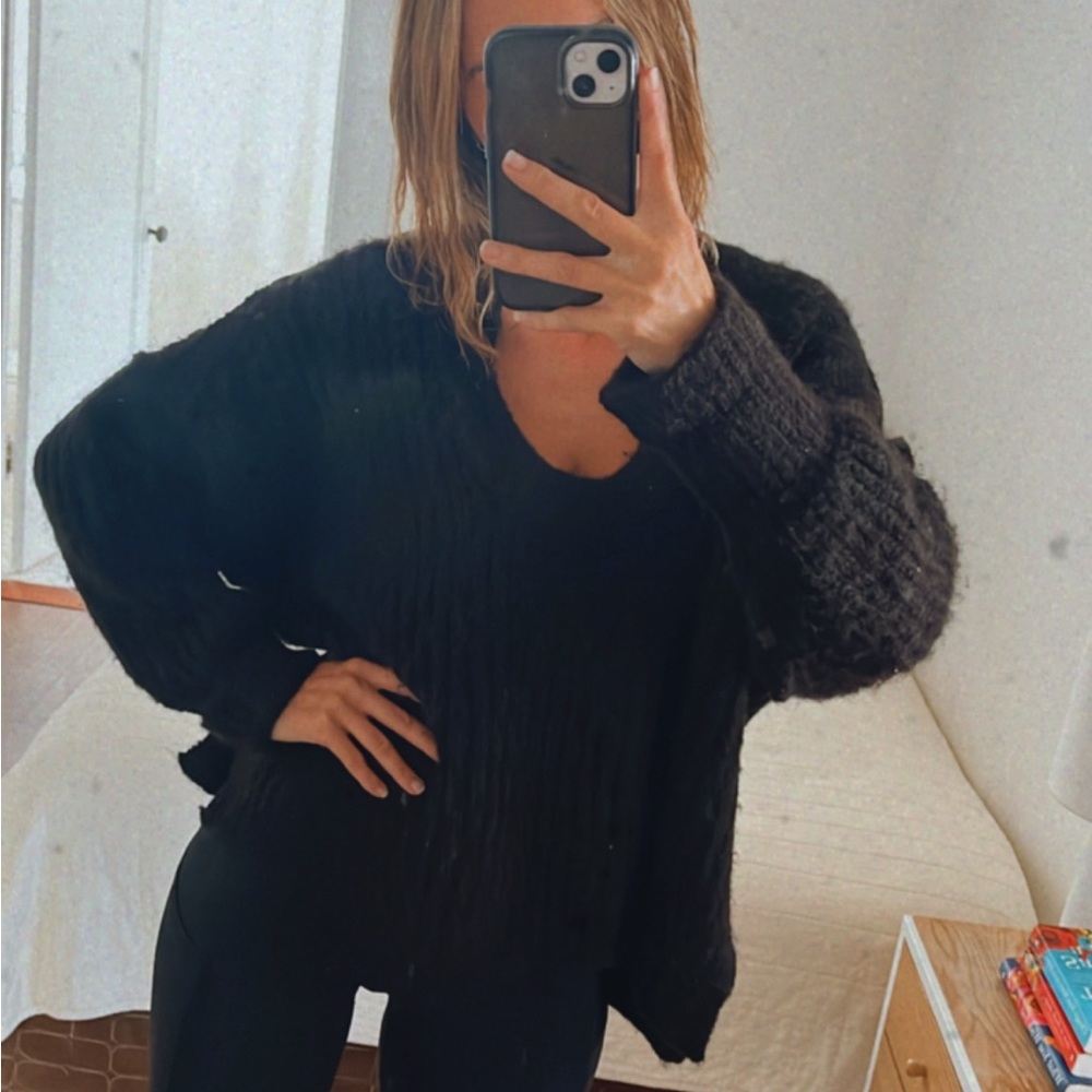 Black free people sweater size xs